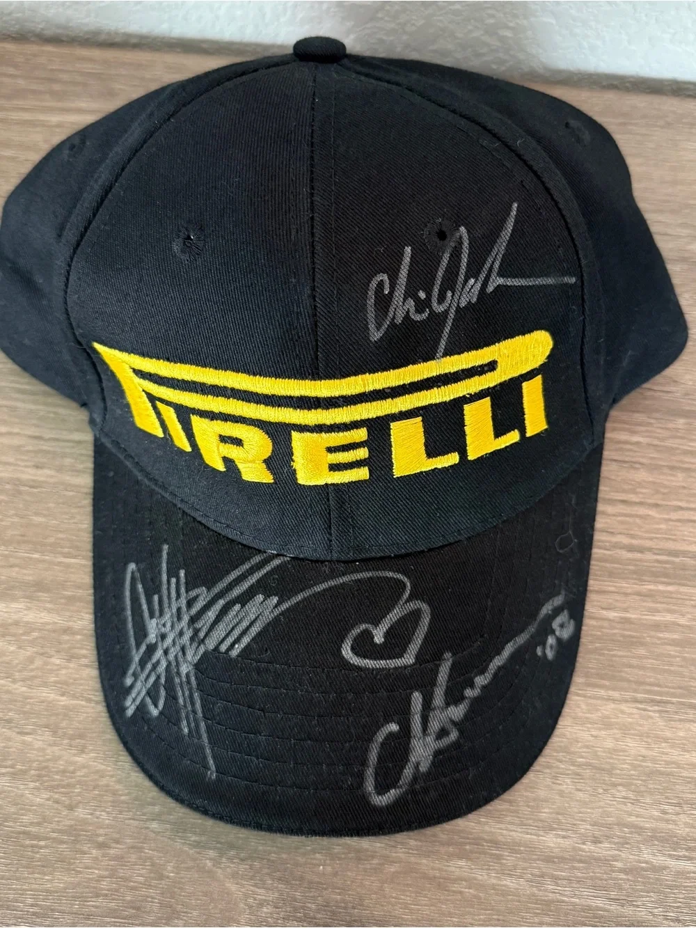 Pirelli F1 Signed Cap Christian Horner David Coulthard Autographed Racing Hat